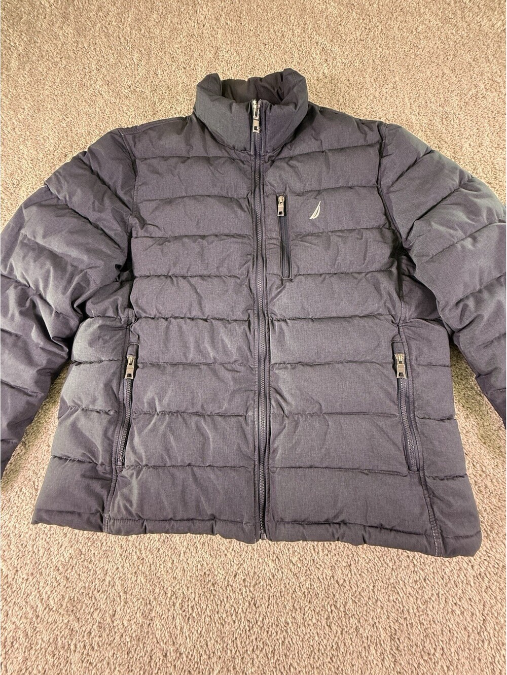 Nautica Men’s Heavyweight Jacket Blue Size XL No Hood